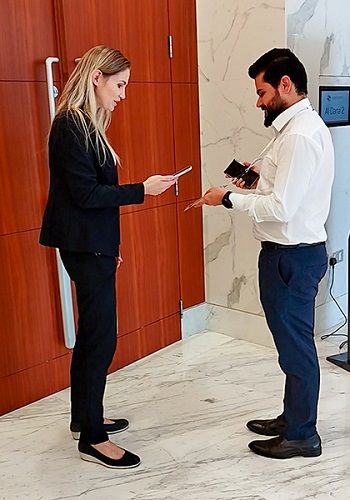 On-site execution app